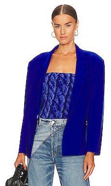 Single Breasted Straight Fit JacketNorma Kamali$129