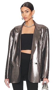 Product image of Norma Kamali Oversized Double Breasted Jacket. Click to view full details