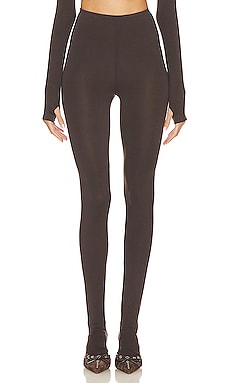 Black Mugler Edition Shaping Leggings by Wolford on Sale