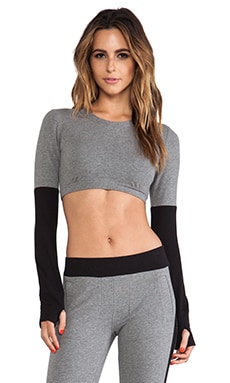 workout long sleeve crop top