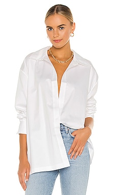 Product image of Norma Kamali Oversized Boyfriend NK Shirt. Click to view full details