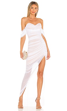 Product image of Nookie x REVOLVE Dita Mesh Gown. Click to view full details