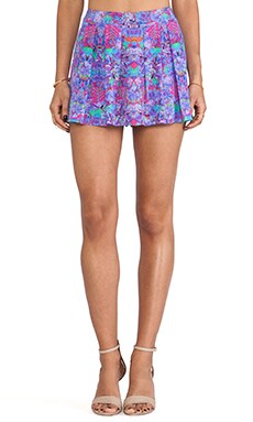 Lisette L 18-Inch Tropical Print Skort - Multi main image 0