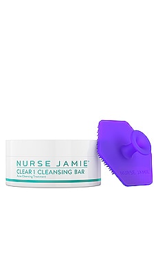 UNA PASTILLA DE JABÓN CONTRA EL ACNÉ EN UN FRASCO CLEAR 1 Nurse Jamie