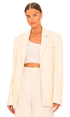 Nanushka Mariko Blazer in Vanilla Nanushka $400 Previous price: $1,025 