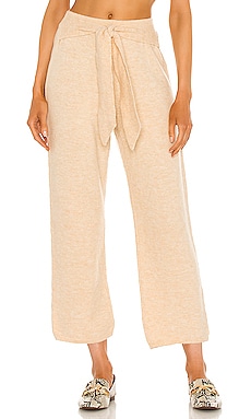 Superdown Seleste Drawstring Jogger Pant In Cream