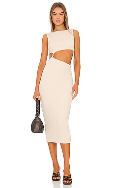 Penelope Midi Dress Not Yours To Keep $248 NEW