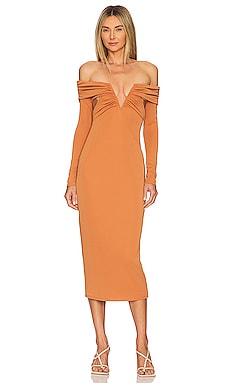 Sacha Midi Dress Not Yours To Keep $268 NEW