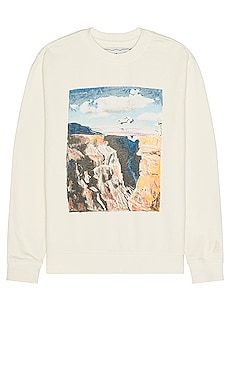 Corridor Floral Slouchy Polo LS in Natural | REVOLVE