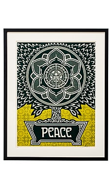 Obey Signed Shepard Fairey Poster in Red | REVOLVE