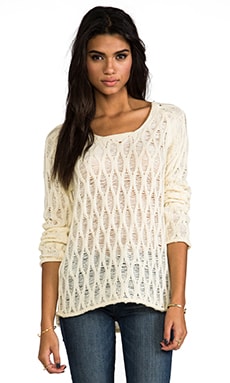 Obey Running Wild Sweater in Cream | REVOLVE