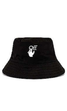 off white bucket hat