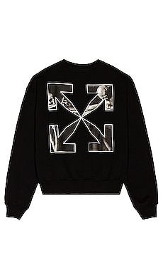 Product image of OFF-WHITE Caravag Arrow Over Crewneck. Click to view full details