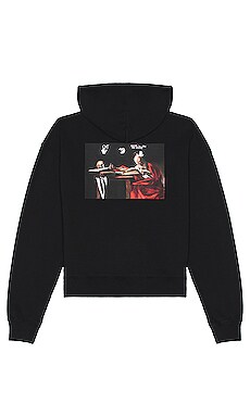 Caravag Paint Over Hoodie OFF-WHITE