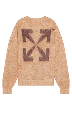 JERSEY ARROW MOHAIR SKATE KNIT OFF-WHITE