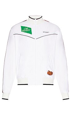 Product image of OFF-WHITE Multilogo Slim Tracktop Jacket. Click to view full details
