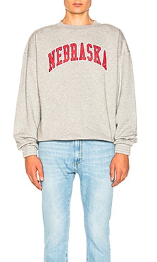 bacon stavelse pouch OFF-WHITE Nebraska Sweatshirt in Grey Melange & Red | REVOLVE