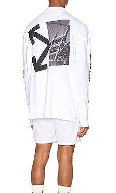 off white splitted arrow hoodie