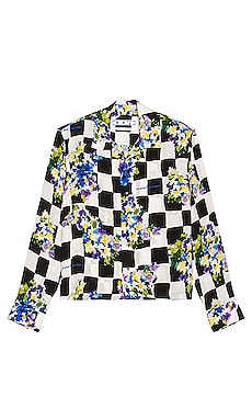 OFF-WHITE Check Flowers Casual Shirt in Multi | REVOLVE