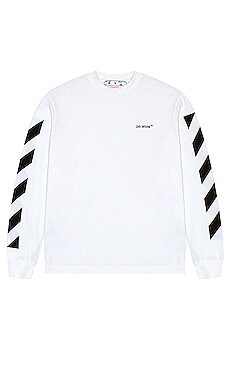 Product image of OFF-WHITE Diagonal Helvetica Skate Tee. Click to view full details