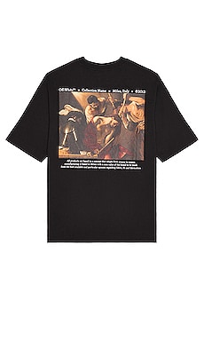 OFF-WHITE Caravaggio Crowning Skate Tee in Black | REVOLVE