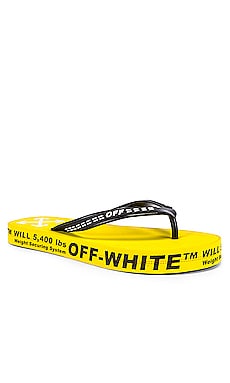 OFF-WHITE Flip Flop in Yellow | REVOLVE