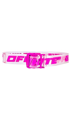 Ceinture off hotsell white transparent