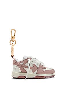 OFF-WHITE Ooo Keychain in White & Pink | REVOLVE