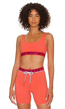 Product image of OFF-WHITE Athleisure Logo Band Bra. Click to view full details