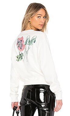 OFF-WHITE Off Poppy Sweatshirt in White Multi | REVOLVE