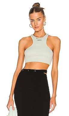 Basic Lux Rib Rowing Top OFF-WHITE $425 