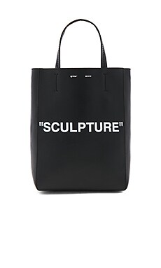 Off white outlet sculpture tote bag