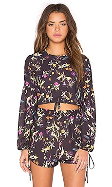 Укороченный топ tie front - OH MY LOVE от REVOLVE INT Укороченный топ tie front - OH MY LOVE от REVOLVE INT