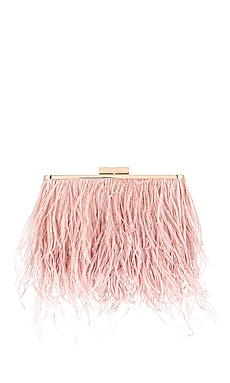 Product image of olga berg Estelle Feather Clutch. Click to view full details