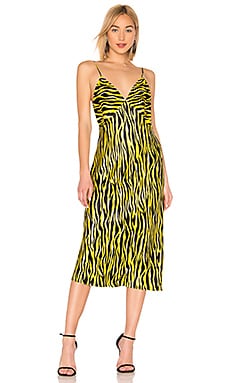 

Платье-комбинация issa - Olivia von Halle, Желтый, Миди