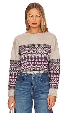 We The Free Midnight Pullover at Free People in Espresso Combo