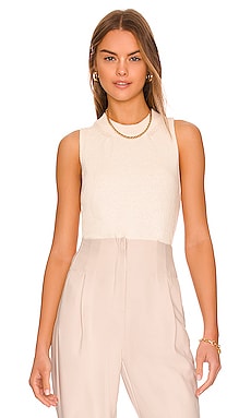 Sutton Chainette Tank One Grey Day $148 NEW