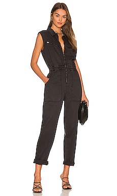 Free People x We The Free Jayde Flare Jumpsuit in Black Mamba