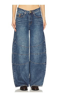 Barrel Mid Waist Denim Jeans One Teaspoon