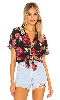 

Рубашка sunrise hawaiian - One Teaspoon, Черный, Рубашки на пуговицах