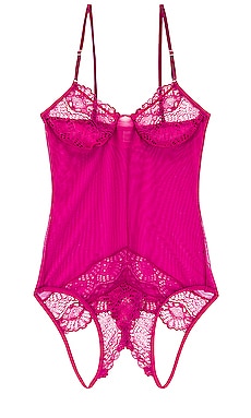 Only Hearts Whisper Sweet Nothings Coucou Bodysuit in Fuchsia
