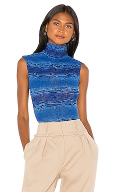 

Боди printed snake tulle - Only Hearts, Синий, Нижнее белье