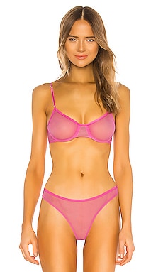 Only Hearts Whisper Underwire Bra in Electric Pink