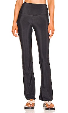 onzie Rib Studio Flares in Black