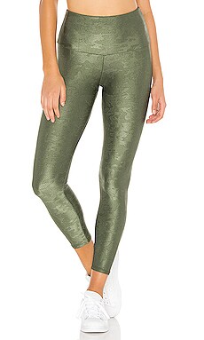 

Леггинсы по лодыжку jacquard - onzie, Зеленый, Укороченные