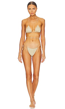 Lumiere Crystal Lace Microkini Bikini Set Oseree