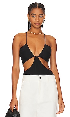 NONchalant Label Colette Knit Bralette in Black