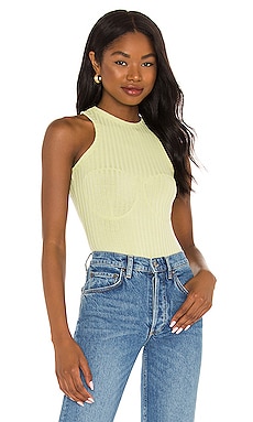 OW Collection Callie Stitch Tank Top in Green | REVOLVE
