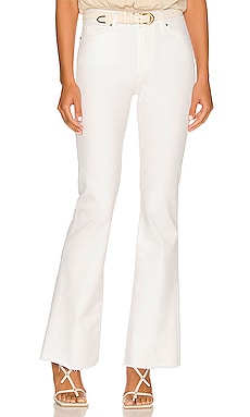 PAIGE High Rise Laurel Canyon in Crisp White | REVOLVE