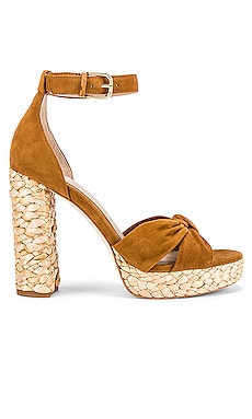 Paige platform sandals in sales suede